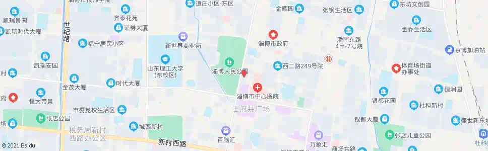 淄博一美天成整形美容医院_公交站地图_淄博公交_妙搜公交查询2025