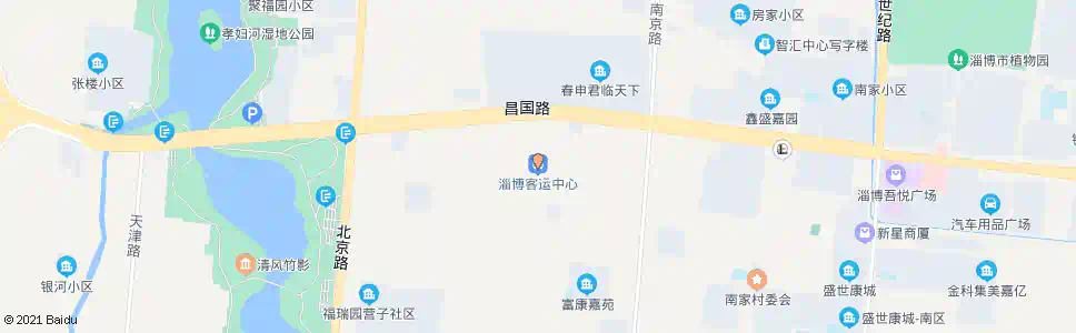 淄博服装城客运站_公交站地图_淄博公交_妙搜公交查询2025