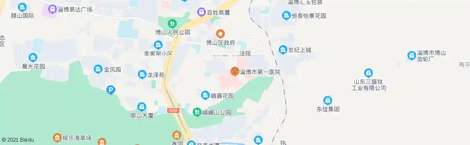 淄博市第一医院_公交站地图_淄博公交_妙搜公交查询2025