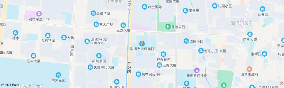 淄博技师学院_公交站地图_淄博公交_妙搜公交查询2025