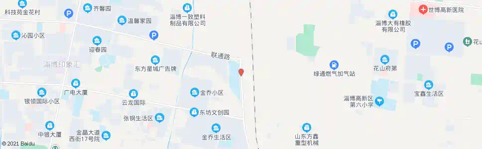 淄博联通路西八路口_公交站地图_淄博公交_妙搜公交查询2025