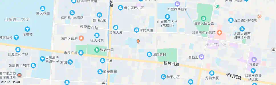淄博市委党校_公交站地图_淄博公交_妙搜公交查询2025