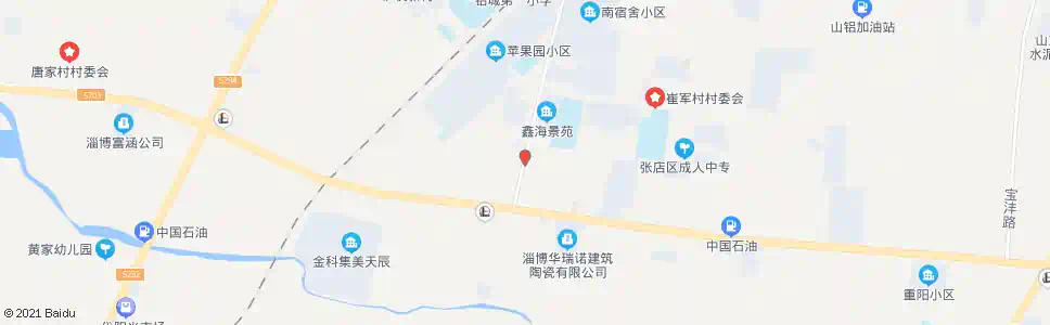 淄博南店村_公交站地图_淄博公交_妙搜公交查询2025