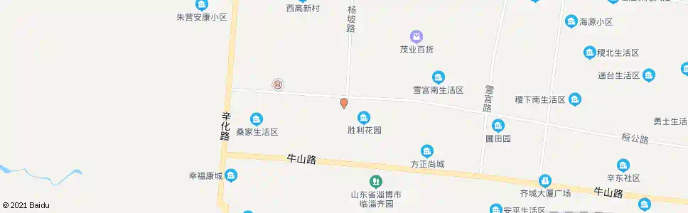 淄博桓公花园_公交站地图_淄博公交_妙搜公交查询2025
