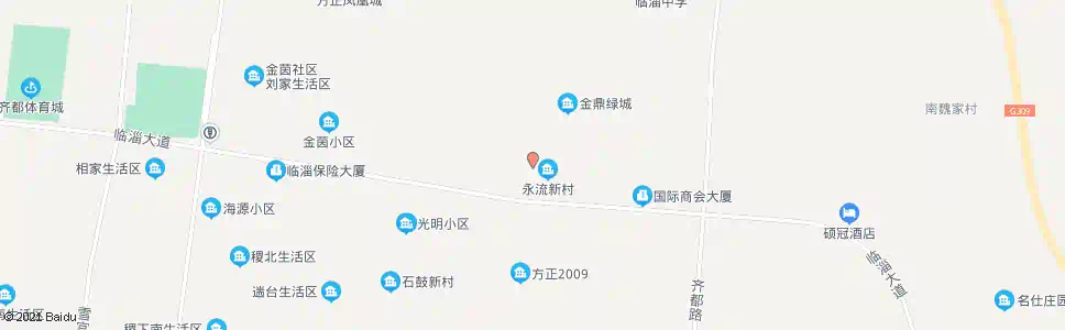 淄博永流村_公交站地图_淄博公交_妙搜公交查询2025