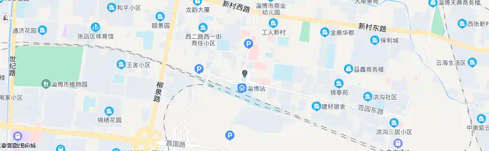 淄博金帝广场_公交站地图_淄博公交_妙搜公交查询2025