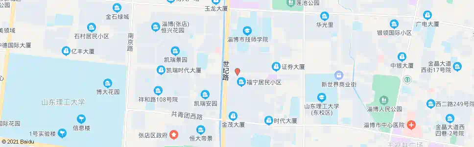 淄博富尔玛家居广场_公交站地图_淄博公交_妙搜公交查询2025