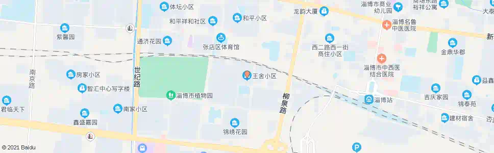 淄博王舍小区_公交站地图_淄博公交_妙搜公交查询2025