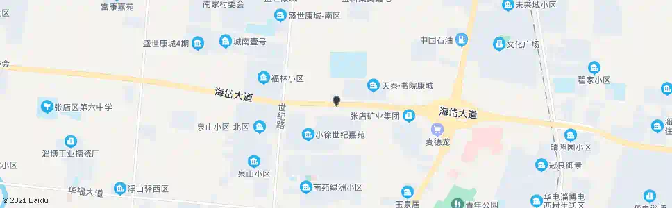 淄博五路口_公交站地图_淄博公交_妙搜公交查询2025