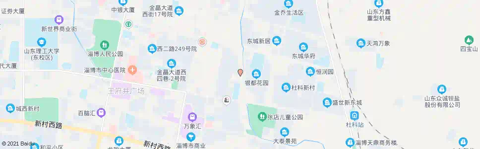 淄博淄建第五生活区_公交站地图_淄博公交_妙搜公交查询2025