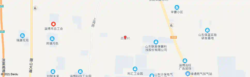 淄博西吕村_公交站地图_淄博公交_妙搜公交查询2025