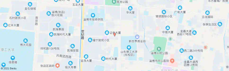 淄博将军花园_公交站地图_淄博公交_妙搜公交查询2025