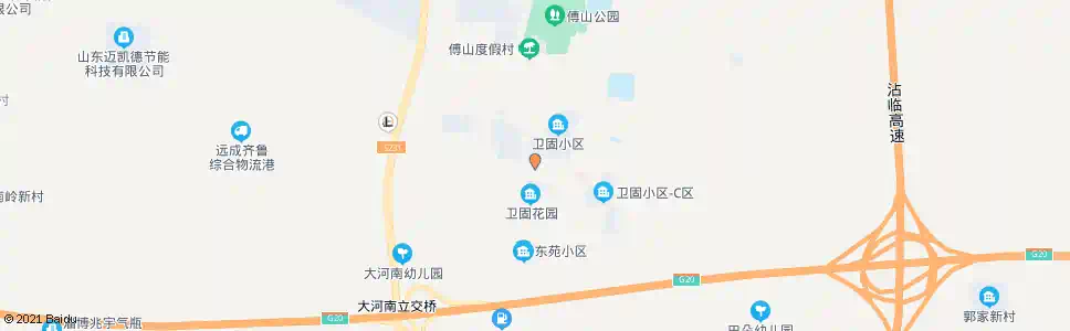 淄博卫固镇政府_公交站地图_淄博公交_妙搜公交查询2025