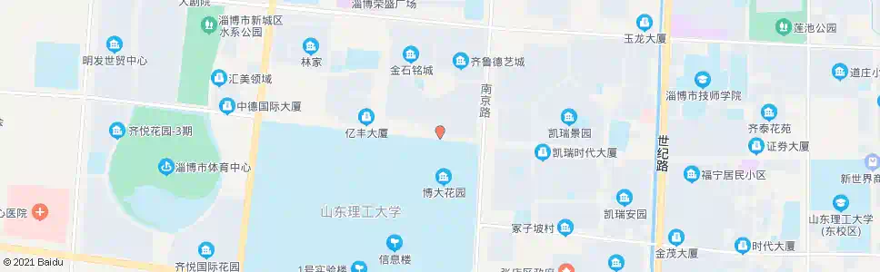 淄博金石晶城_公交站地图_淄博公交_妙搜公交查询2025