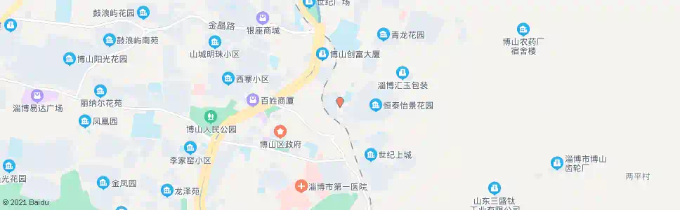 淄博社区管理部_公交站地图_淄博公交_妙搜公交查询2025