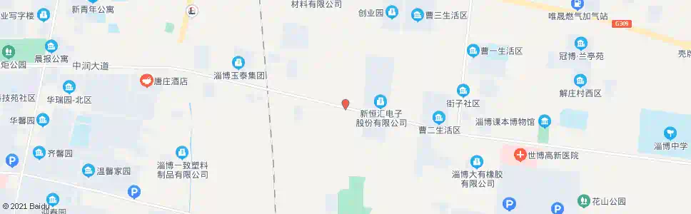 淄博中石油培训站_公交站地图_淄博公交_妙搜公交查询2025