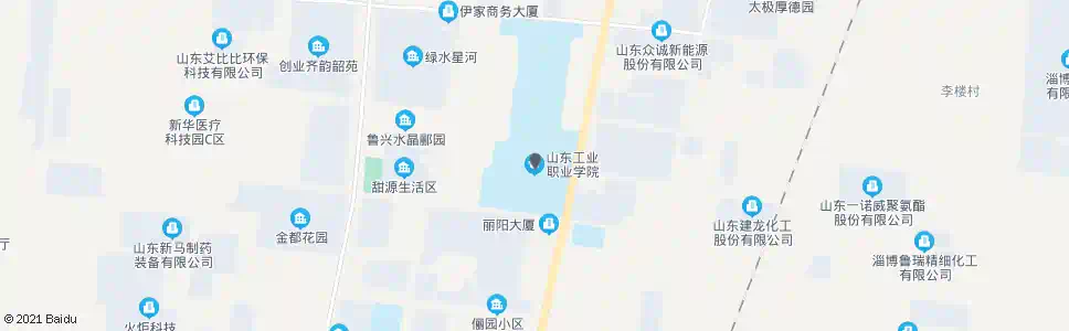 淄博工业职业学院_公交站地图_淄博公交_妙搜公交查询2025