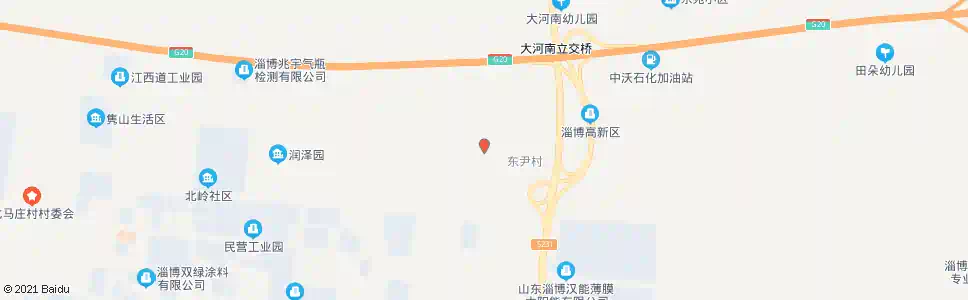 淄博西尹村_公交站地图_淄博公交_妙搜公交查询2025