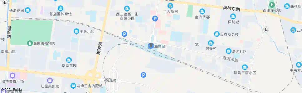 淄博南罗_公交站地图_淄博公交_妙搜公交查询2025