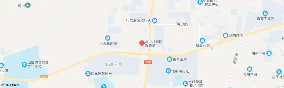 淄博淄川开发区_公交站地图_淄博公交_妙搜公交查询2025