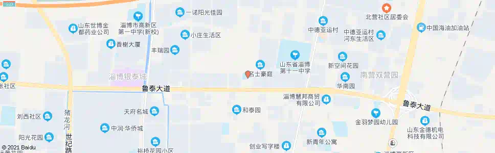 淄博鲁泰公司_公交站地图_淄博公交_妙搜公交查询2025
