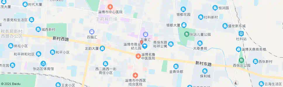 淄博利群购物广场_公交站地图_淄博公交_妙搜公交查询2025