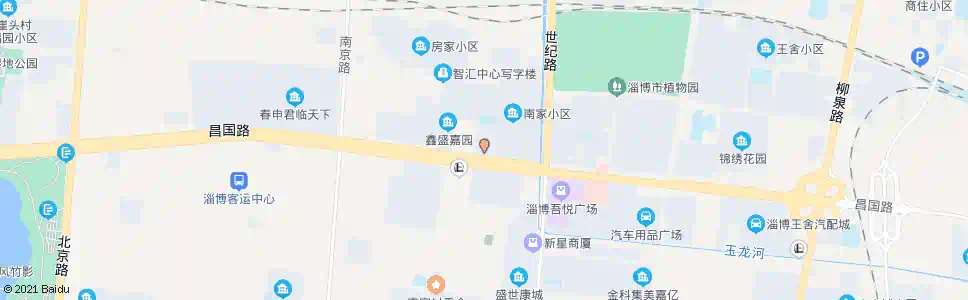 淄博石油大厦_公交站地图_淄博公交_妙搜公交查询2025