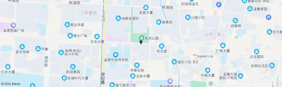 淄博莲池公园_公交站地图_淄博公交_妙搜公交查询2025