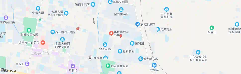 淄博创业东城华府_公交站地图_淄博公交_妙搜公交查询2025