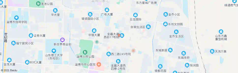 淄博公安局宿舍_公交站地图_淄博公交_妙搜公交查询2025