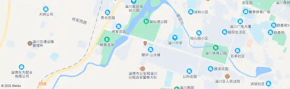 淄博城南镇政府_公交站地图_淄博公交_妙搜公交查询2025