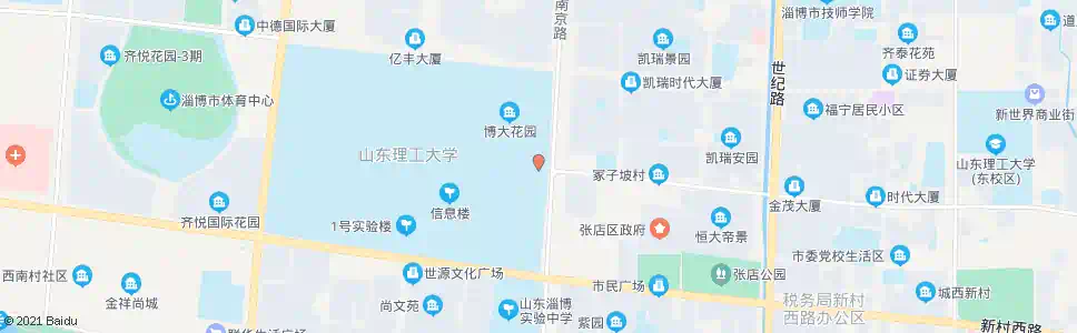 淄博理工大学东校南门_公交站地图_淄博公交_妙搜公交查询2025