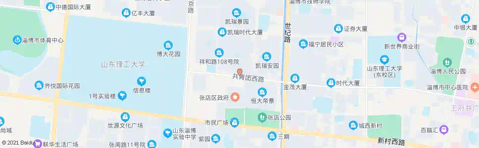 淄博冢子坡居委会_公交站地图_淄博公交_妙搜公交查询2025