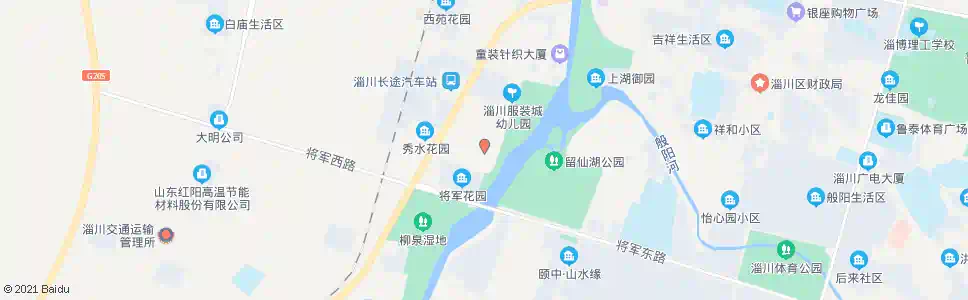 淄博将军头_公交站地图_淄博公交_妙搜公交查询2025