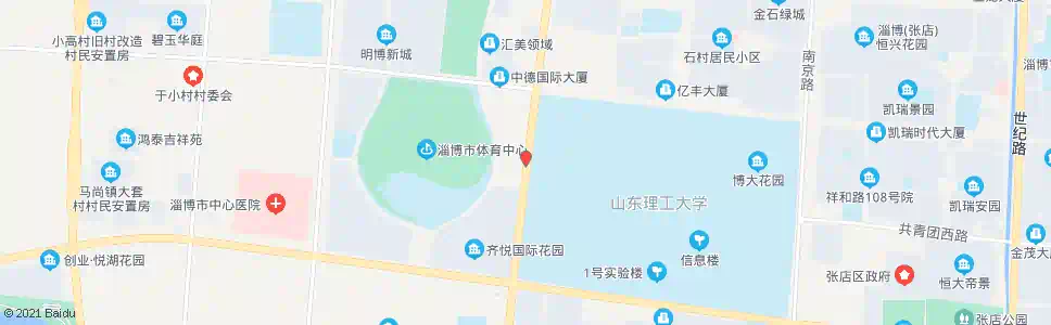 淄博联通路西十路口_公交站地图_淄博公交_妙搜公交查询2025