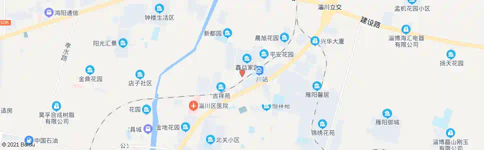 淄博鑫益家园_公交站地图_淄博公交_妙搜公交查询2025