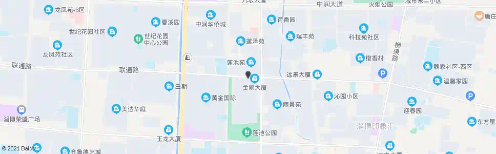 淄博莲池小区_公交站地图_淄博公交_妙搜公交查询2025