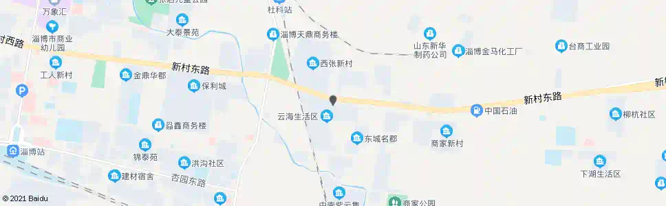 淄博淄博面粉厂_公交站地图_淄博公交_妙搜公交查询2025