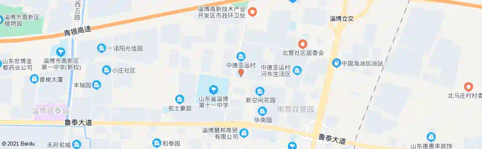 淄博高新田氏骨伤医院_公交站地图_淄博公交_妙搜公交查询2025