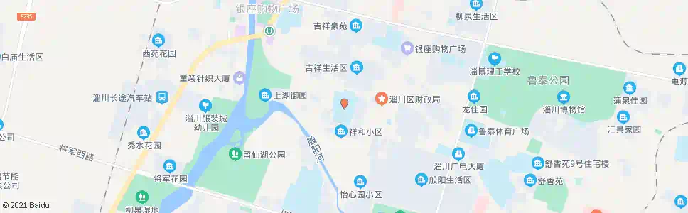 淄博育才中学_公交站地图_淄博公交_妙搜公交查询2025
