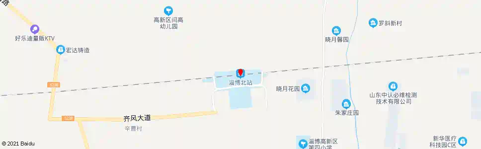 淄博东三路北首_公交站地图_淄博公交_妙搜公交查询2025