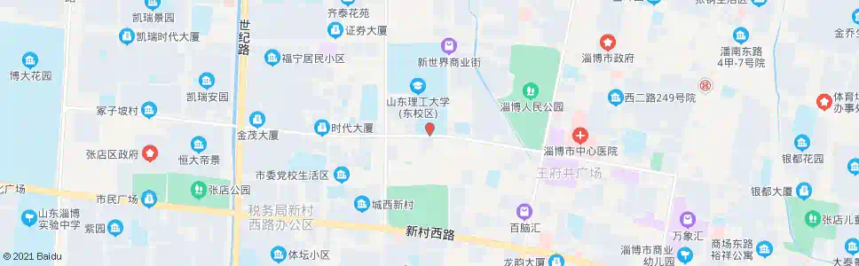 淄博理工大学东校区南门_公交站地图_淄博公交_妙搜公交查询2025