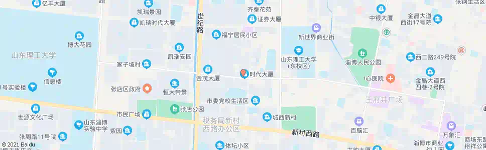 淄博骏马宾馆_公交站地图_淄博公交_妙搜公交查询2025