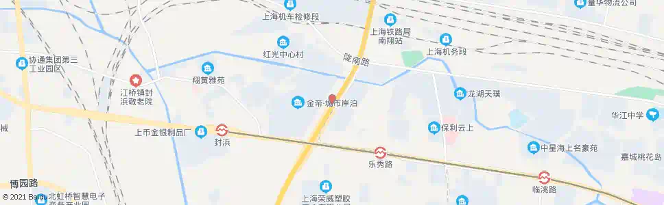 上海华翔路海波路_公交站地图_上海公交_妙搜公交查询2025
