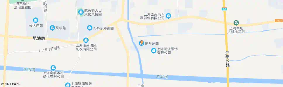 上海东升家园(招呼站)_公交站地图_上海公交_妙搜公交查询2025