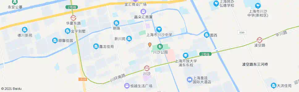 上海城南路川沙路_公交站地图_上海公交_妙搜公交查询2025