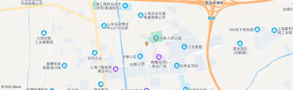 上海华强街新凤北路_公交站地图_上海公交_妙搜公交查询2025