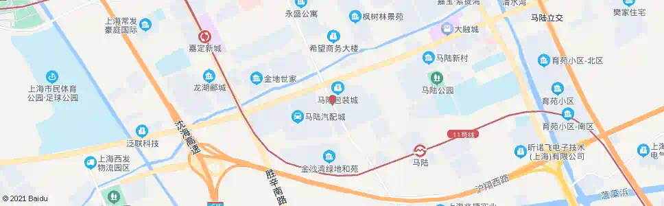 上海永盛南路宝安公路_公交站地图_上海公交_妙搜公交查询2025