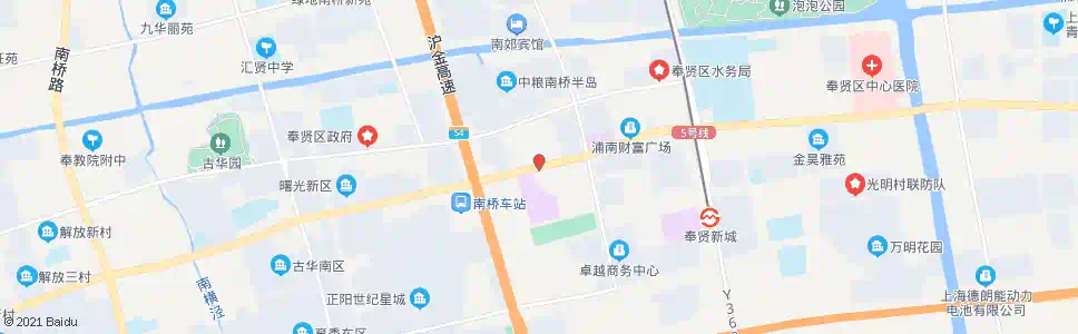 上海南方国际广场_公交站地图_上海公交_妙搜公交查询2025