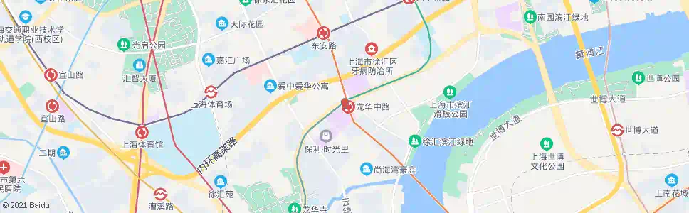 上海宛平南路龙华中路_公交站地图_上海公交_妙搜公交查询2025